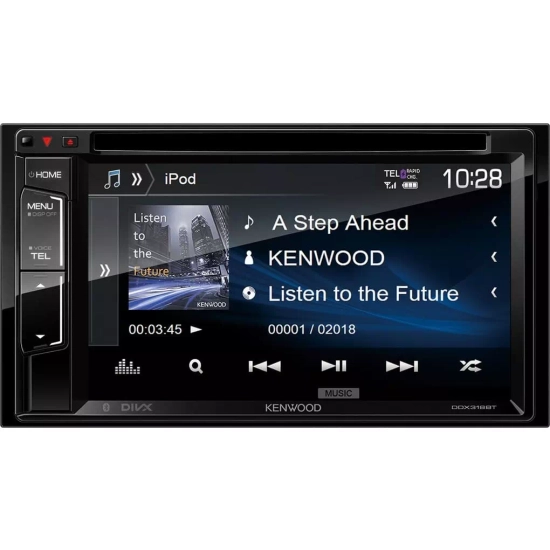 KENWOOD DDX318BT – multimedialna stacja 2-DIN z DVD, Bluetooth, USB i procesorem DSP